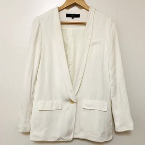 Pre-Loved White Tibi blazer.